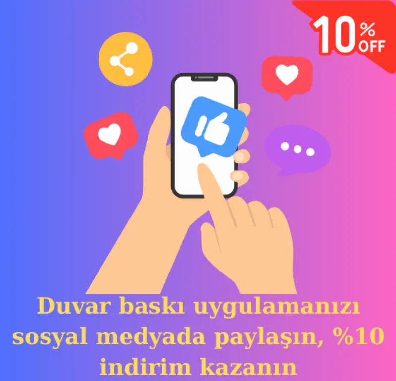 Sosyal Medya Paylaşımına %10 İndirim